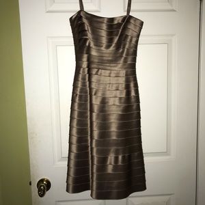 BCBG Maxazria strapless cocktail dress